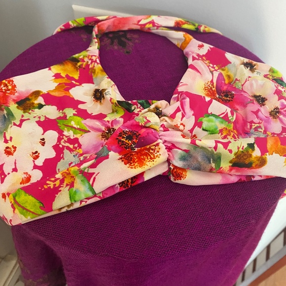 Fused Hawaii “Leave her wild” print  bikini top large - Picture 3 of 8